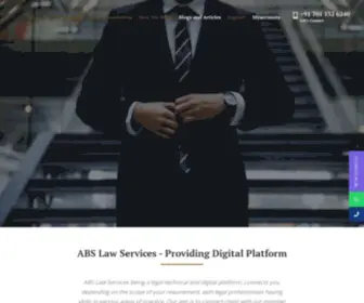 Abslawservices.com(ABS Law Services) Screenshot