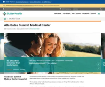 AbsmcParented.org(Alta Bates Summit Medical Center) Screenshot