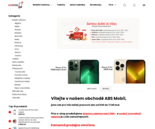 Absmobil.cz(ABS mobil.cz) Screenshot
