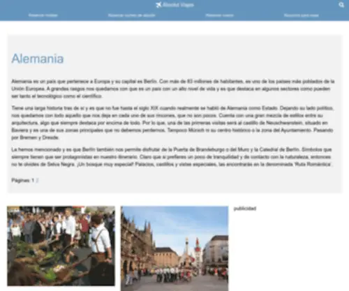 Absolutalemania.com(Absolut Viajes) Screenshot