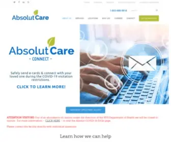 Absolutcare.com(Absolut Care) Screenshot