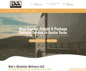 Absolute-Delivery.com(Don's Absolute Delivery LLC) Screenshot