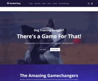 Absolute-Dogs.com(A Games Based Future For Dog Training) Screenshot