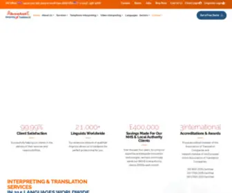Absolute-Interpreting.co.uk(Translation Companies London) Screenshot