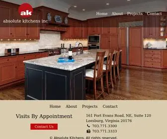 Absolute-Kitchens.com(Absolute Kitchens Leesburg) Screenshot