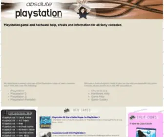 Absolute-Playstation.com(Playstation Game Help and Hardware Advice) Screenshot