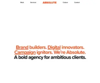 Absolute.agency(Creative Agency Manchester) Screenshot