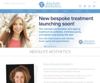 Absoluteaesthetics.co.uk(Absolute Aesthetics) Screenshot
