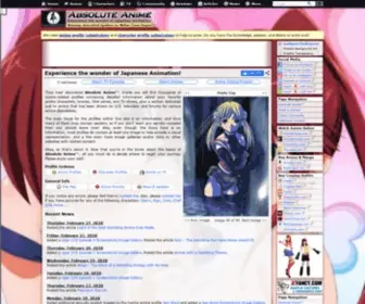 Absoluteanime.com(Absolute Anime) Screenshot