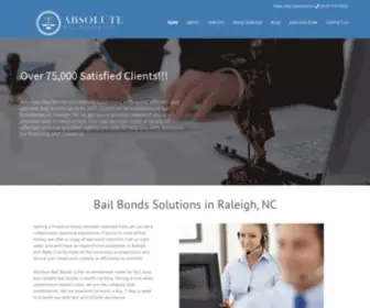 Absolutebailbonding.com(Fast and Reliable Bail Bonds in Raleigh) Screenshot