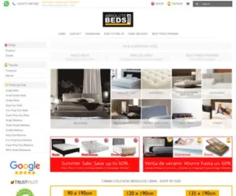 Absolutebeds.com(Camas Colchon Absolute Beds & Mattress Superstore Marbella Spain) Screenshot