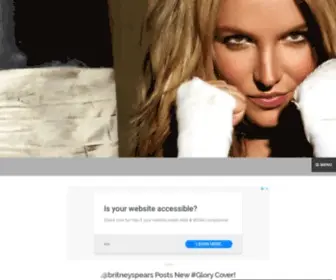 Absolutebritney.com(Fansite absolutely about Britney Spears) Screenshot