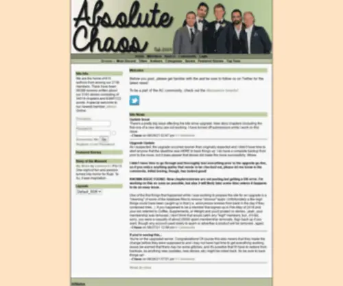 Absolutechaos.net(Absolute Chaos) Screenshot