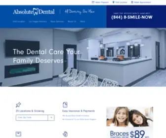 Absolutedental.com(Absolute Dental) Screenshot