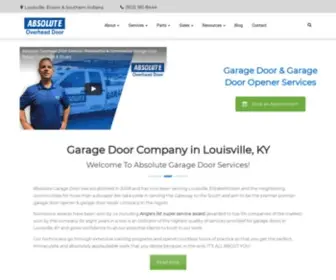 Absolutedoor.net(Garage Doors Louisville KY) Screenshot