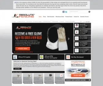 Absolutefencinggear.com(Absolute Fencing Gear) Screenshot