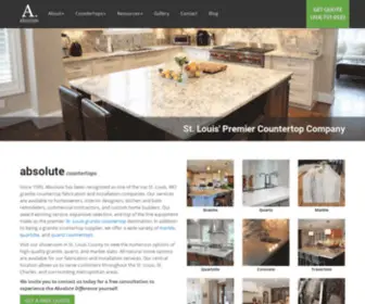 Absolutegranitestl.com(Absolute) Screenshot