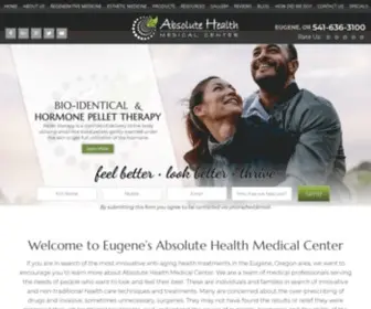Absolutehealtheugene.com(Absolute Health Medical Center) Screenshot
