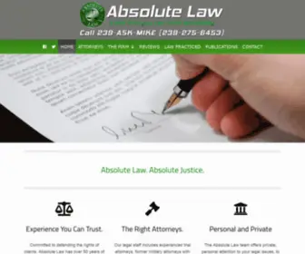 Absolutelaw.net(Absolute Law Fort Myers) Screenshot