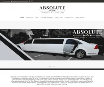 Absolutelimosandclassiccars.com.au(Absolute Limos & Classic Cars) Screenshot