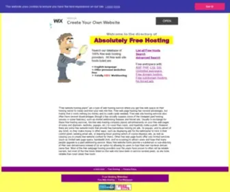 Absolutely-Free-Hosting.com(Free Web Hosting) Screenshot