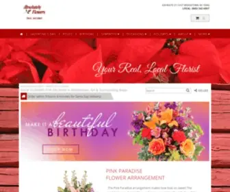 Absolutelyflowers.net(Middletown Florist) Screenshot