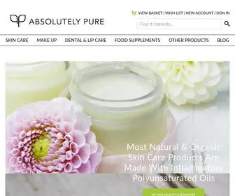 Absolutelypure.com(Wholefood Supplements) Screenshot