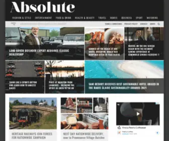 Absolutemagazine.co.uk(Absolute magazine publishes 6 editions per year and) Screenshot