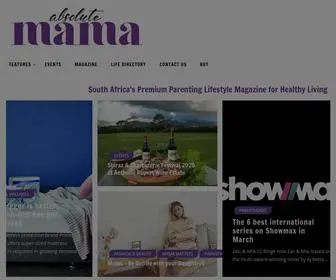 Absolutemama.co.za(Absolute Mama) Screenshot