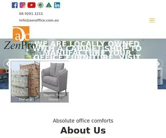Absoluteofficecomforts.com.au(Office Furniture & Fit Outs Perth) Screenshot
