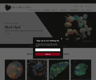 Absoluteopals.com(Absolute Opals and Gems) Screenshot