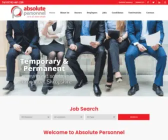 Absolutepersonnel.co.uk(Absolute Personnel) Screenshot