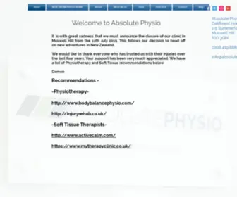 Absolutephysio.com(Absolutephysio) Screenshot