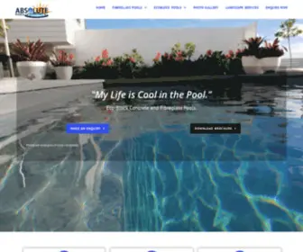 Absolutepools.co.nz(Absolute Pool Builders) Screenshot