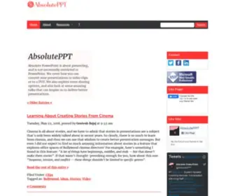 Absoluteppt.com(Absolute PowerPoint) Screenshot