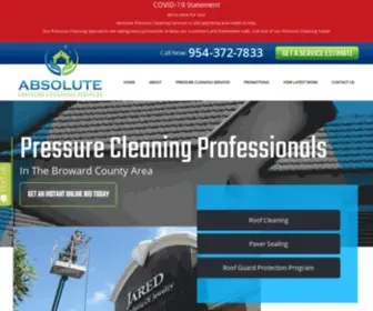 Absolutepressurecleaningservices.com(Absolute Pressure Cleaning Services) Screenshot