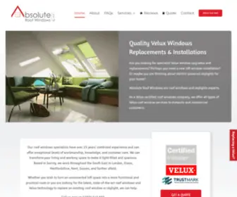 Absoluteroofwindows.co.uk(Quality Velux Windows Replacements & Installations) Screenshot