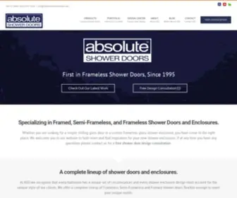 Absoluteshowerdoors.com(Absolute Shower Doors) Screenshot