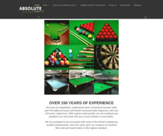 Absolutesnooker.com(Absolute Snooker) Screenshot