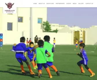 Absolutesportsqatar.com(ABSOLUTE SPORTS ACADEMIES) Screenshot