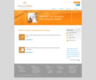 Absolutevalue-US.com(Demand Forecasting and Replenishment) Screenshot