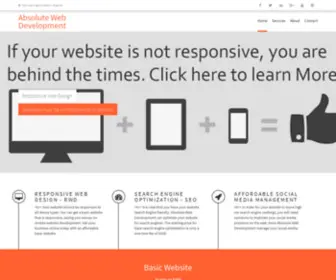 Absolutewebdev.com(Absolute Web Development) Screenshot
