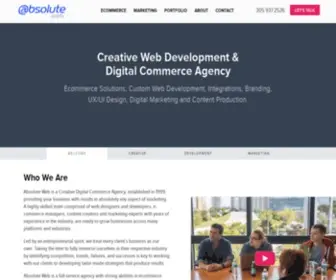 Absolutewebservices.com(Web Design) Screenshot