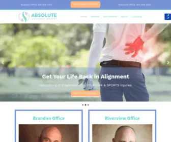 Absolutewellnesscenters.com(Brandon Chiropractor) Screenshot