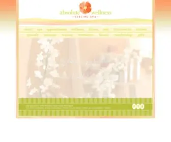 Absolutewellnesshealingspa.com(Absolute Wellness) Screenshot