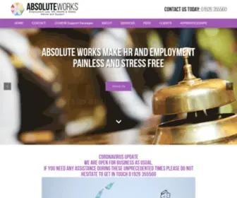 Absoluteworks.co.uk(Absolute Works) Screenshot