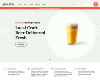 Absolutionbrewingcompany.com(Absolution Brewing Company) Screenshot