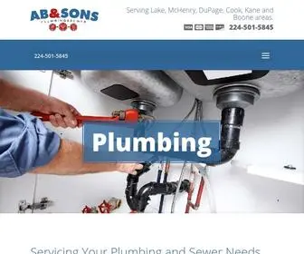 Absonsplumbingsewer.com(Plumbing and Sewer Company) Screenshot