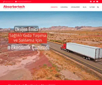 Absorbertech.com(Oksijen Emici) Screenshot