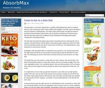 Absorbmax.com(Women fitness) Screenshot